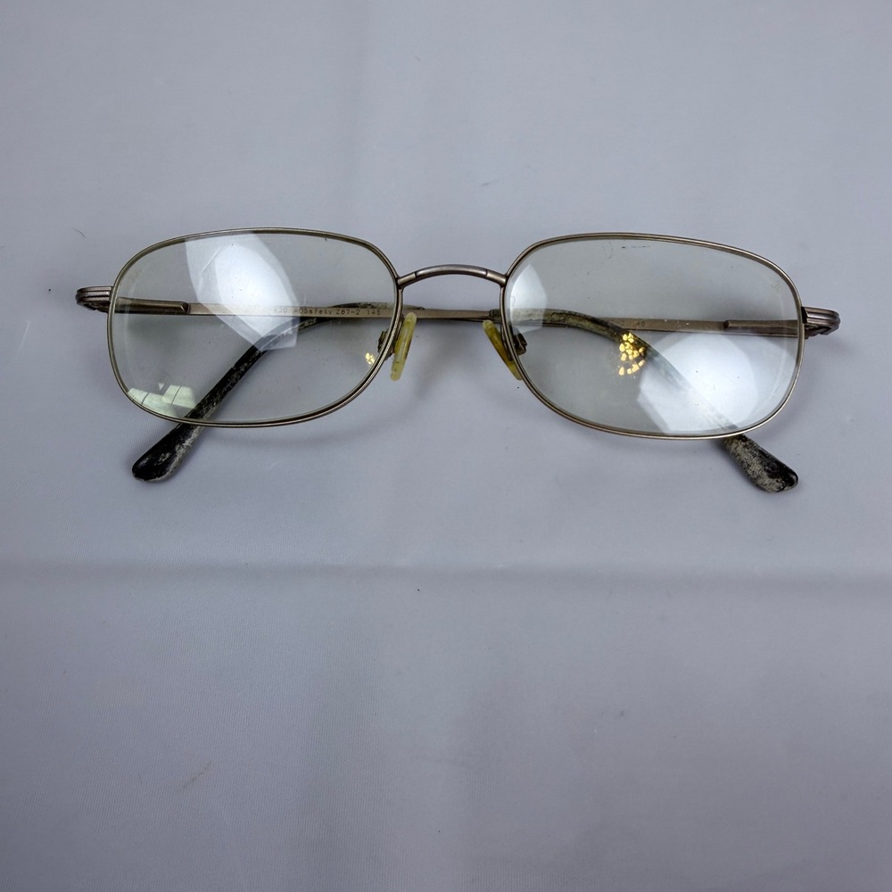 AOSafety DP820 Brown Metal Z87-2 Safety Glasses Mens Vintage 54-19 145